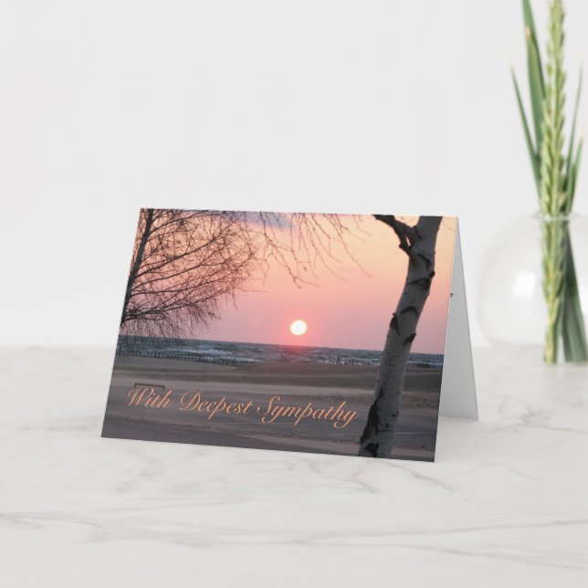 , With Deepest Sympathy Card (Front)