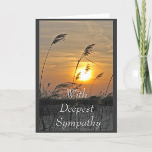 With Deepest  Sympathy Card