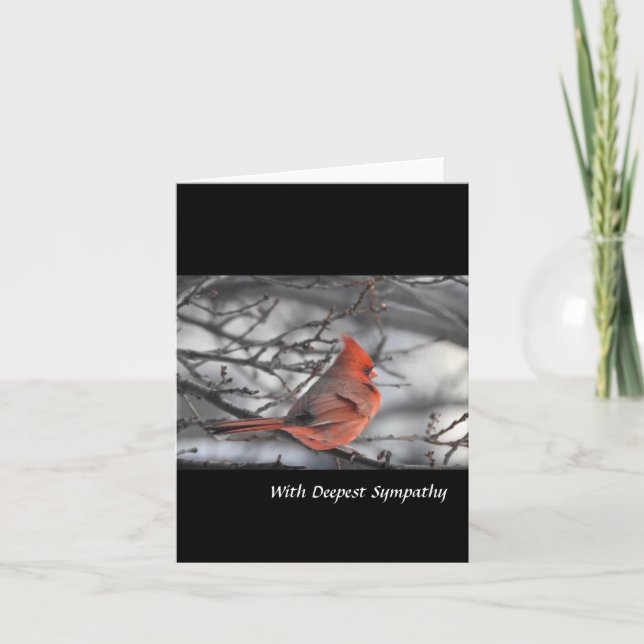 With Deepest Sympathy Card (Front)