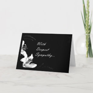 **WITH DEEPEST SYMPATHY** CARD