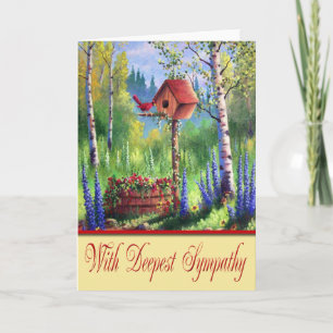 WITH DEEPEST SYMPATHY CARD