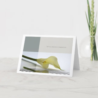 with deepest sympathy card