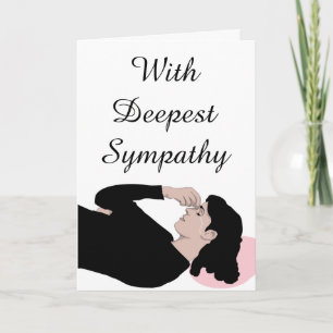With Deepest Sympathy Custom Greeting Card