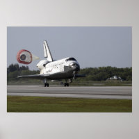 With drag chute unfurled 2