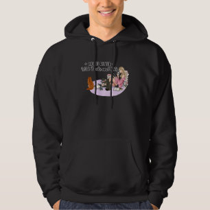 With Edward Gorey Cats and Books  Women Hoodie