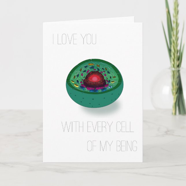 With every cell of my being - Valentine's Day Card (Front)
