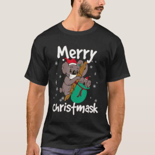 With Face Mask Merry Christ-Mask Christmas 2020 Fu T-Shirt