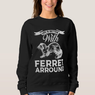 With Ferret   Women Men  Tee