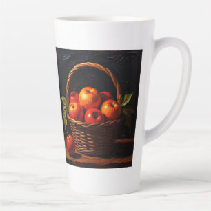 with Fruit Basket Design Latte Mug