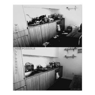 With God all things are possible, before and after Poster