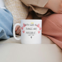 "With God All Things Are Possible" Bible verse
