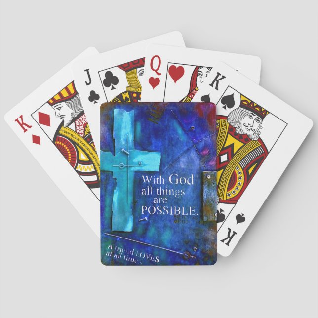 With God All Things are Possible Cards (Back)