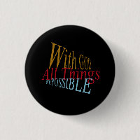 With GOD All Things Are Possible Christian
