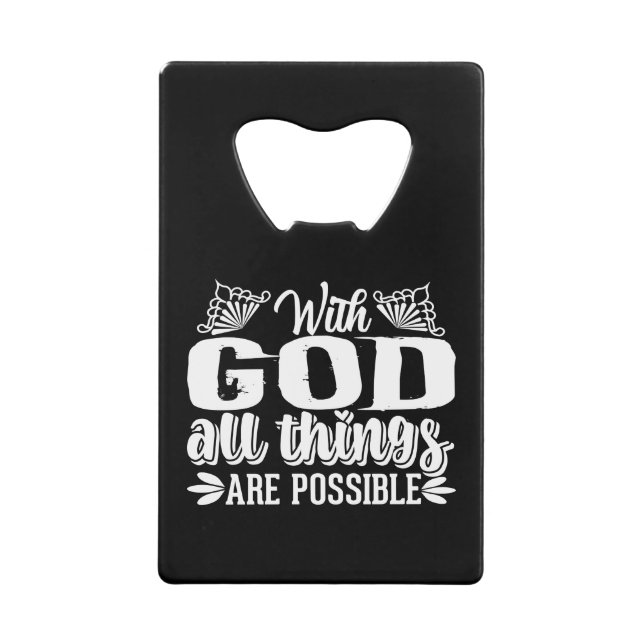 With God All Things Are Possible-christian-cute (Front)