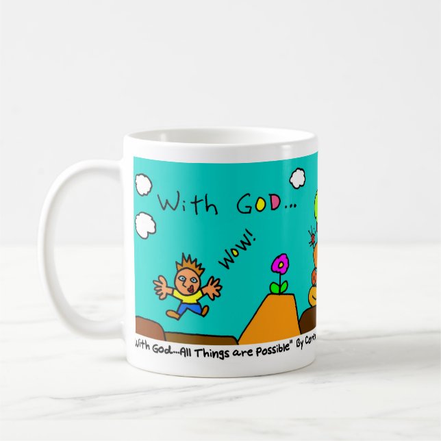 With God... All Things are Possible Coffee Mug (Left)