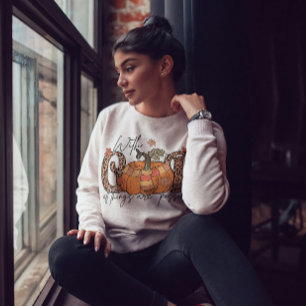 With God All Things Are Possible, Fall Bible Verse Sweatshirt