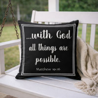 With God All Things Are Possible Inspirational