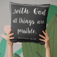 With God All Things Are Possible Inspirational