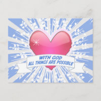 With God All Things are Possible