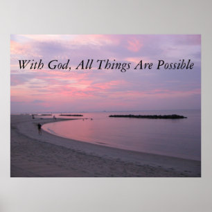 With God, All Things Are Possible Poster