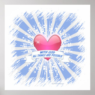 With God All Things are Possible Poster