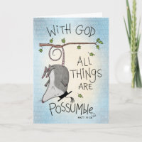 With God All Things are Possumble, Graduation