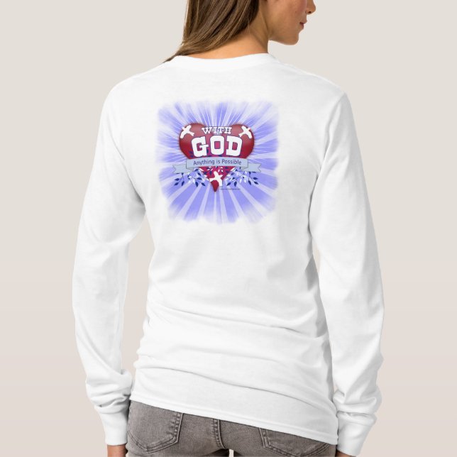 With God Anything is Possible T-Shirt (Back)