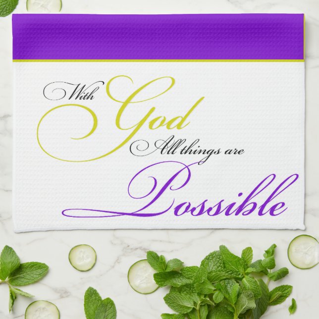 With God Towel (Folded)