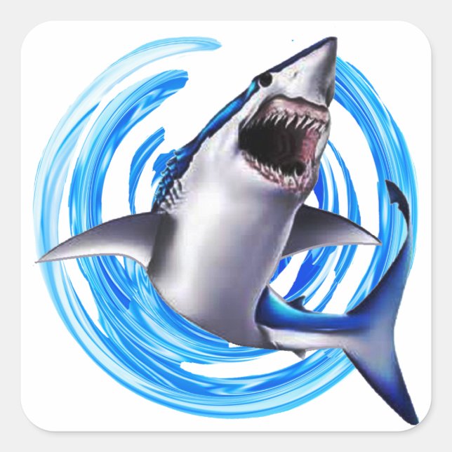 WITH GREAT FORCE SQUARE STICKER (Front)