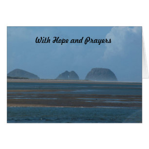 with hope and prayers