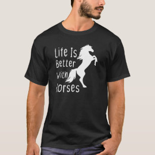 With Horses Vintage Around Cute Farm T-Shirt