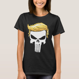 With Iconic Trump Hair President Supporter  T-Shirt