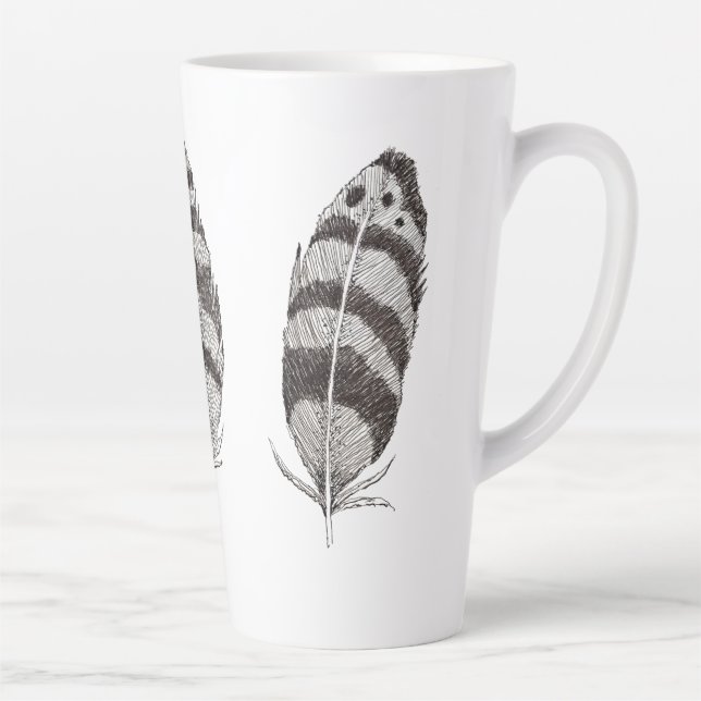 With Imagination Flight Latte Mug (Right)