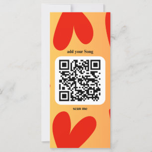 With individual personal song per QR code