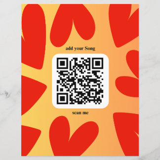 With individual personal song per QR code