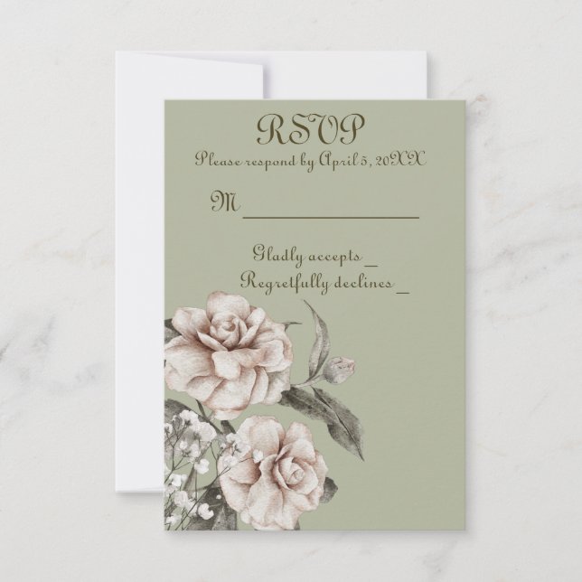 With Joyful Hearts RSVP Card (Front)