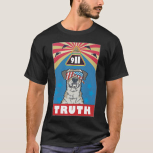 "With Liberty and Justice for All" Black T-Shirt 2