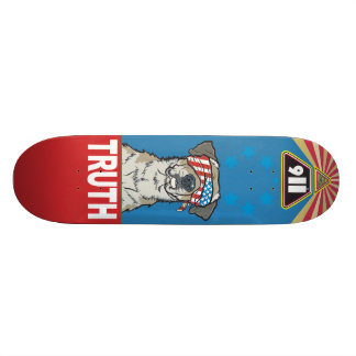 With Liberty and Justice for All- Old School Board Skateboard