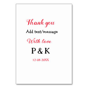 With love add couple name letter thank you add dat