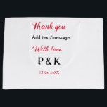 With love add couple name letter thank you add dat large gift bag<br><div class="desc">design</div>