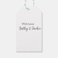 With love add couple name wedding simple minimal