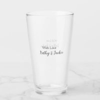 With love add couple name wedding simple minimal 