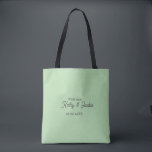 With love add couple name wedding simple minimal  tote bag<br><div class="desc">girly design</div>