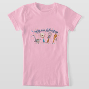 With Love and Confetti Cute Cooking Utensils T-Shirt
