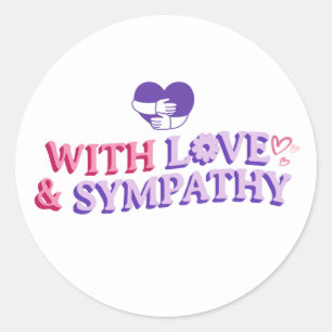 With Love and Sympathy sticker