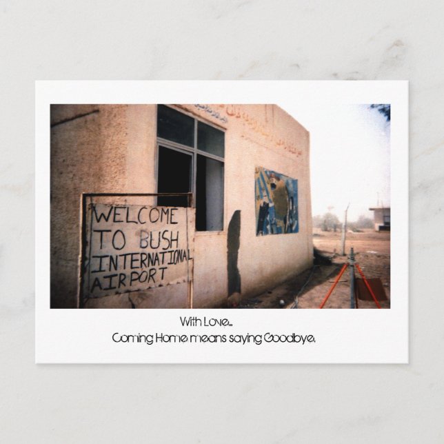 With Love...      Coming Home means... Postcard (Front)