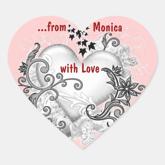 With Love gift tag (Front)