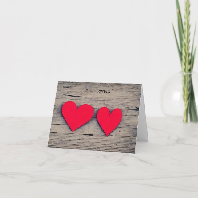 With Love... Holiday Card (Front)