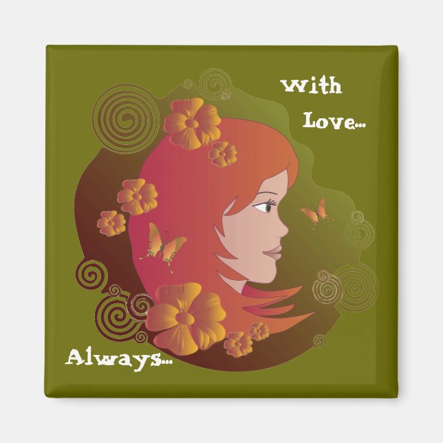 With Love... Magnet (Front)