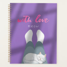 "With Love, Meow" Cosy Cat Notebook